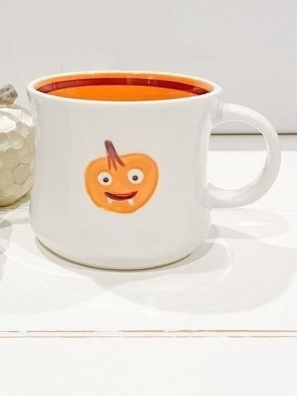 Starbucks 2006 Jack-O’-Lantern Pumpkin Halloween Mug 12 oz Vintage Fang Cup